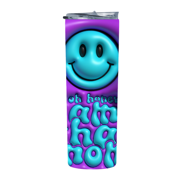 Purple I am That Mom 20 Oz Straight Skinny Tumbler 008