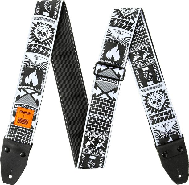 Dunlop Guitar Strap I Love Dust Out of Control