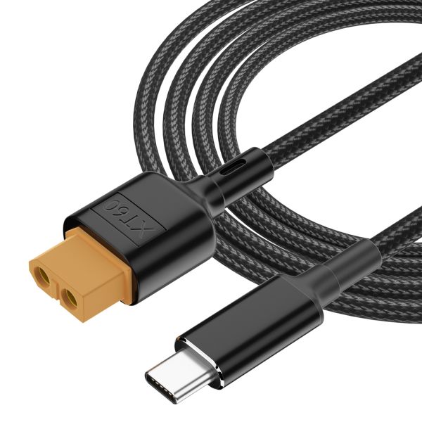 Type-C Male to XT60 Female Charging Cable Compatible with M7 M6 M6D Charger