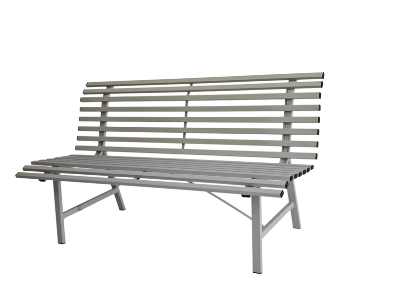 George &amp; Mason Leila Steel Park Bench- 1.5m Warm White