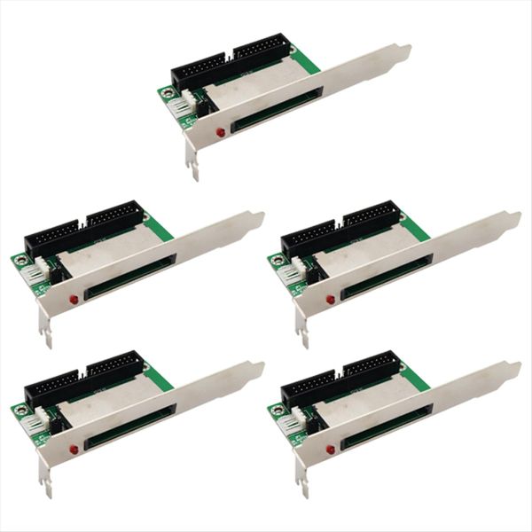 5 Pcs 40-Pin Cf Compact Flash Card To 3 5 Ide Converter Adapter