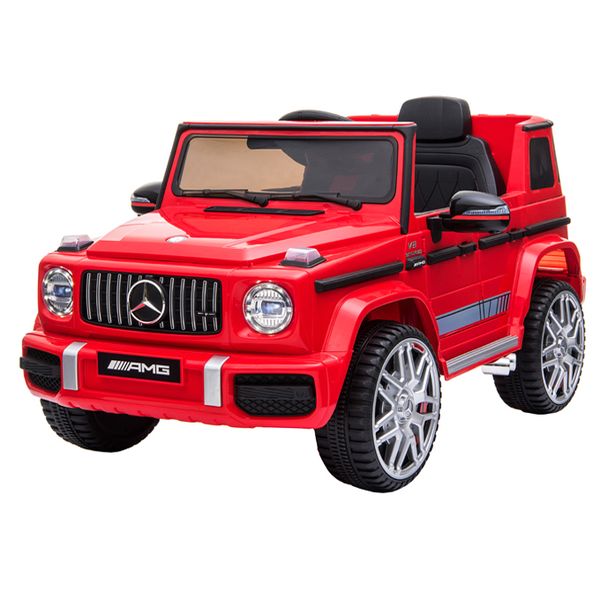 Mercedes G63 AMG G-Wagon Kids Electric Licensed Luxury Ride On Car - Red
