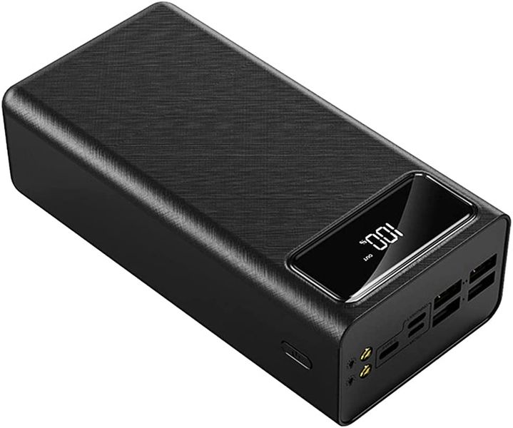 Portable Fast Charging 40000mah Power bank with 7 Port LED Display