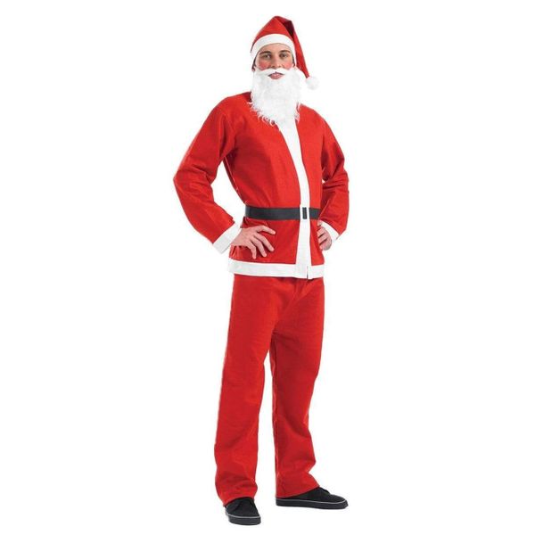 Christmas Santa Claus Costume Adult