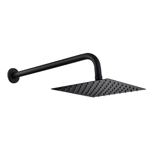 High-Pressure Ultra-Thin Rainfall Shower Head - 20cm Square