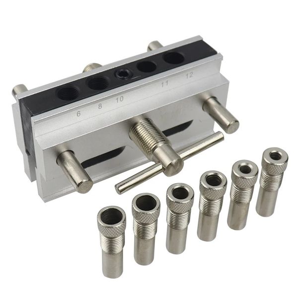 Self-Centering Wood Dowel Drilling Jig Vertical Hole Clamp ForBoard Joining