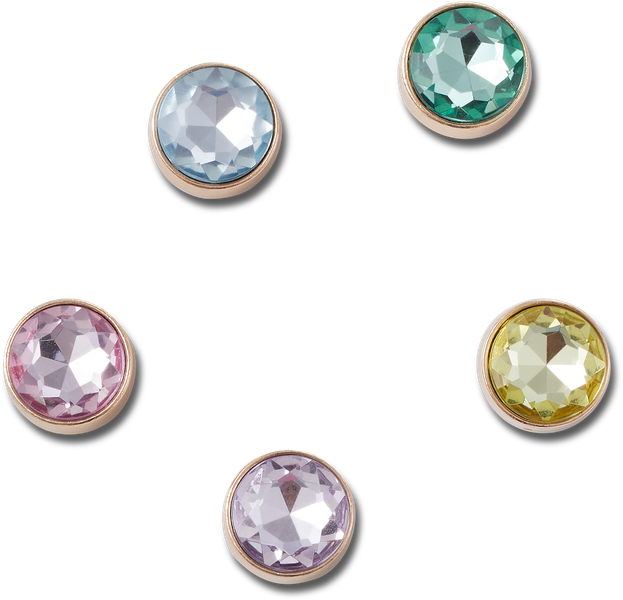 Crocs - Gold and Gem Jibbitz - 5 Pack