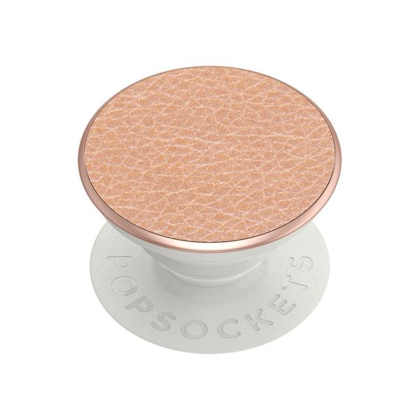 Popsockets - PopGrip - Pebbled Vegan Leather Rose Gold