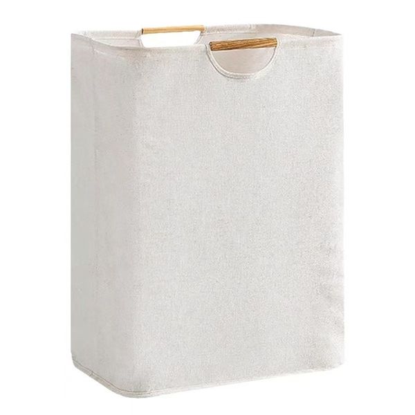 Cotton and Linen Household Foldable Dirty Laundry Basket
