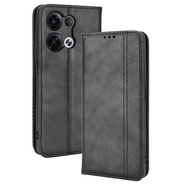 Buckle Retro Patterned Leather Case Compatible With Samsung Galaxy S22 Plus