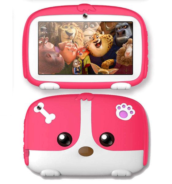 Kids 7 Inch Educational Tablet Puppy Design for Children 4GB RAM 64GB ROM