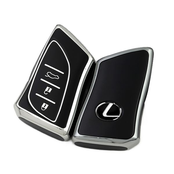 Lexus Type B Car Key TPU Case &amp; Holder-Black