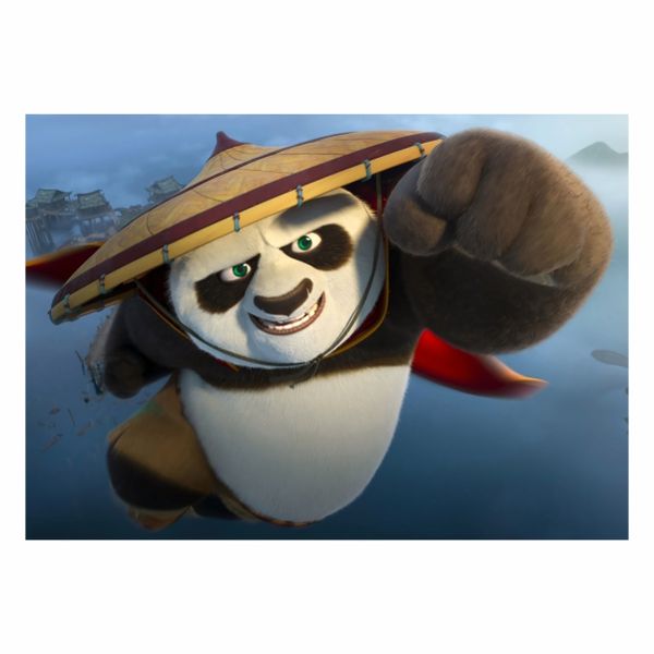 Superman Punch Panda - A1 poster