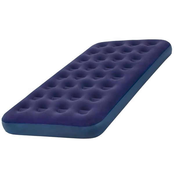 Airbed Flocked 191X73X22Cm Inflatable Air Mattre image