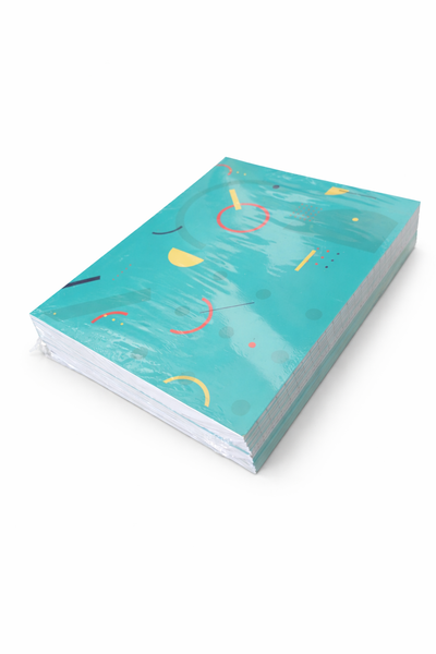 A5 Ruled Exercise Notebook - 32 White Pages-10 Pack