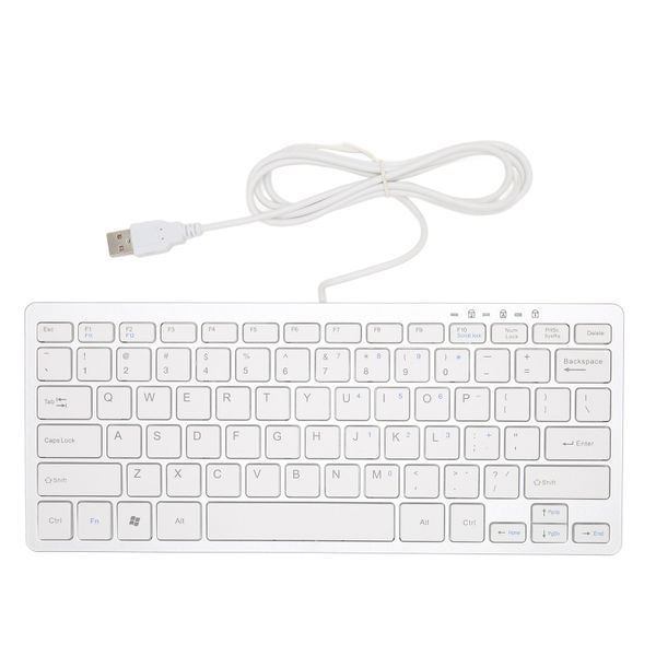 Mini Keyboard Office 78 Key Wired Ultra Thin