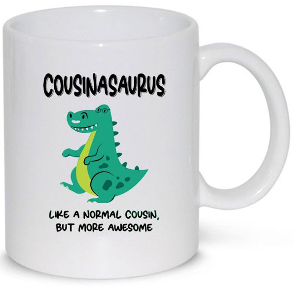 Cousinasaurus Birthday Christmas For Him Cousin Gift 11Oz Premium Mug