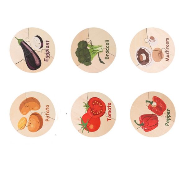 iKids Wooden Montessori Puzzles | Potato