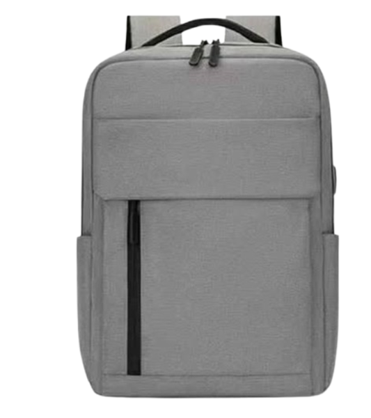 GREY BACKPACK GLB-6 with USB Port - Durable Travel &amp; Laptop Bag