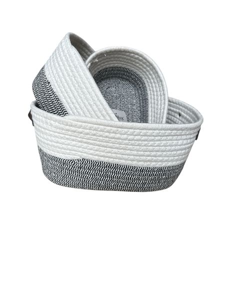 woven Storage basket set 3
