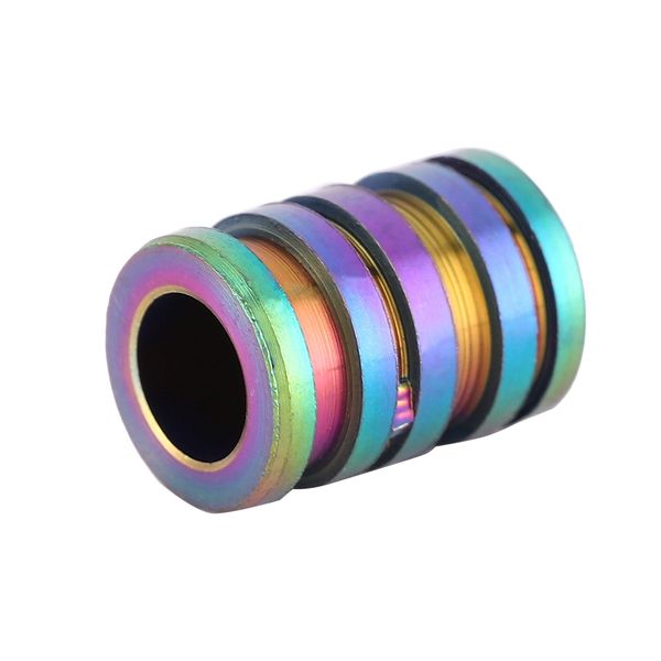 Titanium Alloy Knife Bead for Paracord Lanyard, Large Colorful