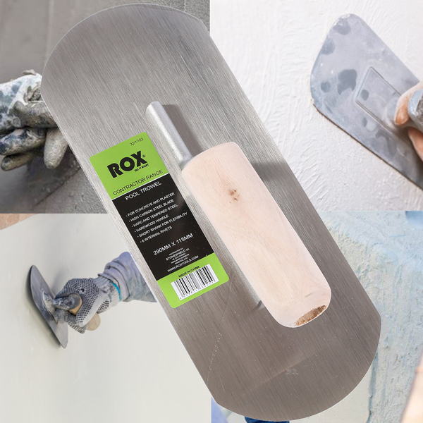 Pool Trowel 280MM X 115MM - Carbon