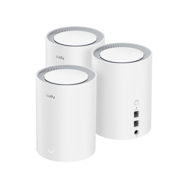 Dual Band Cudy WiFi 6 1800Mbps Gigabit Mesh 3 Pack | M1800 (3-Pack)