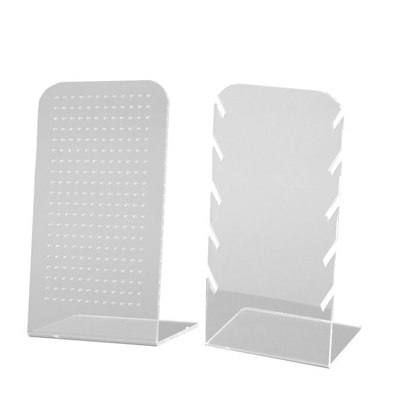 Elegant Acrylic Jewellery Stand Set - 2-Piece