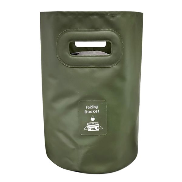 15L Outdoor Folding Water Bucket - Heavy-Duty PVC