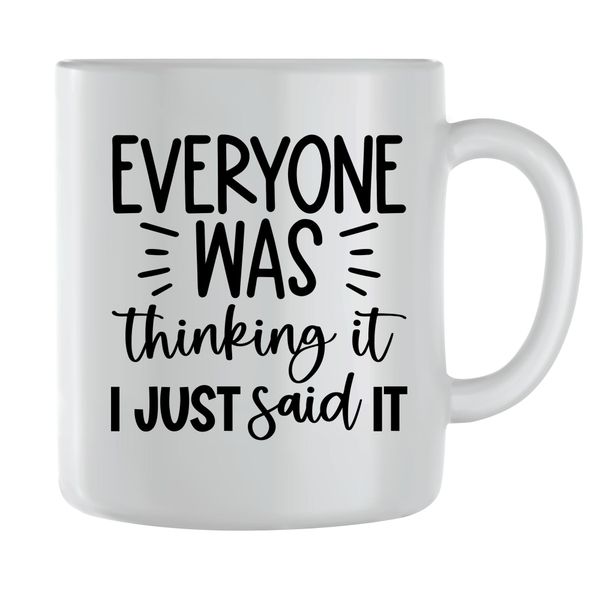 I said Coffee Mugs for Men Women Funny Quotes Graphic Saying Cup Present214
