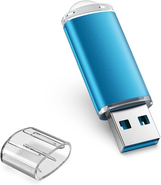 128GB USB 3.0 Flash Drive, High Speed Thumb Drive USB Flash Drive (Blue)
