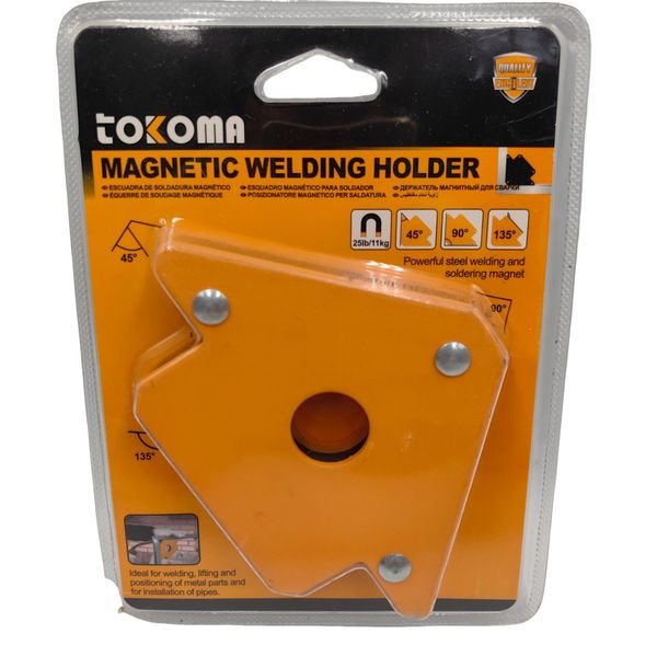 Tokoma Magnetic Welding Holder 81756 - 45 , 90 , 135 Angles, 25lb Force