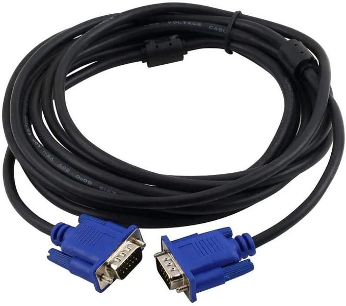 VGA Cable 5 Meters High Quality and Speed (Blue/Black)
