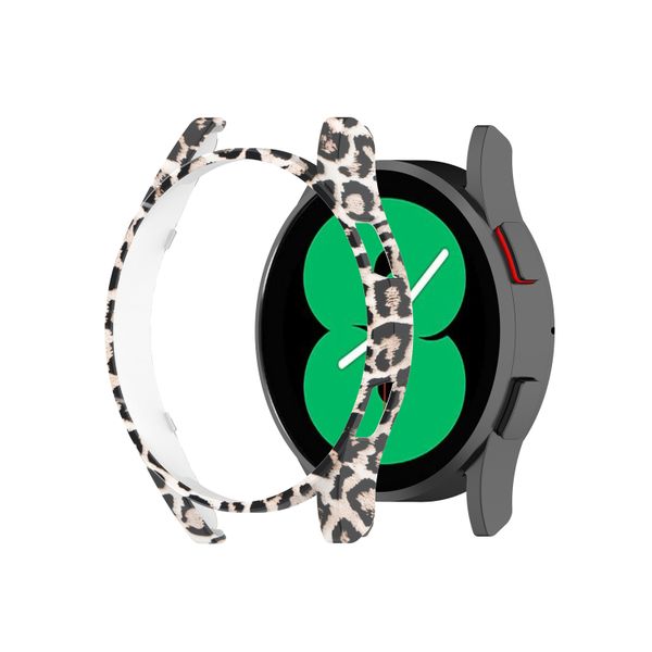 Case Frame Compatible With Samsung Galaxy Watch 4 (44mm) -Leopard Print