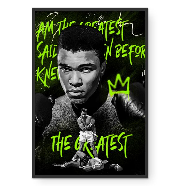 Cape Art Framed Canvas 1Piece 40x60cm The Greatest Boxer