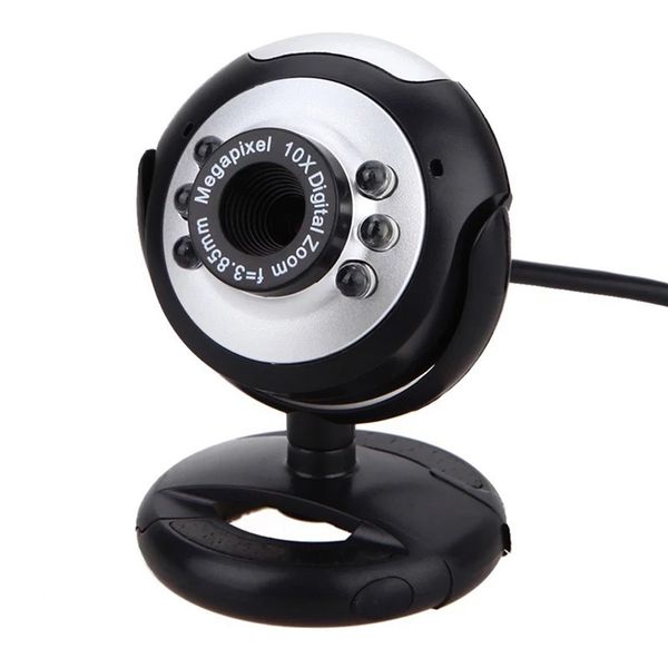Web Camera with Microphone 6 LED