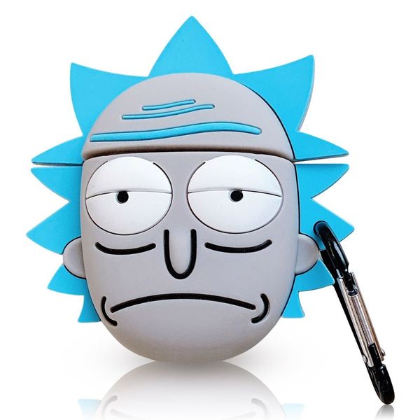 Inspired by Rick Sanchez Silicone Protective Case Compatible with Earpods 1/2