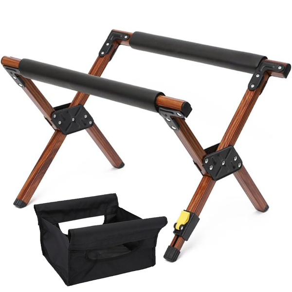 Outdoor Cooler Rack Foldable Camping Ice Box Stand Portable Bracket &amp; bag
