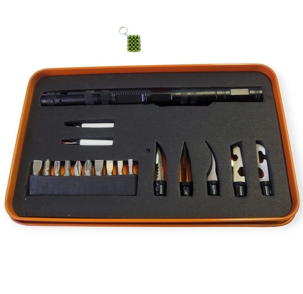Tactical Multifunctional Tool Set + Keychain