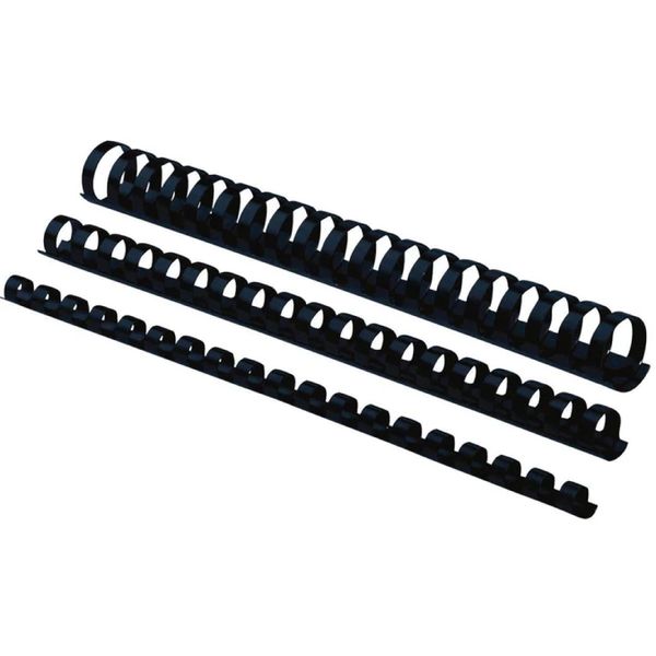 Apex Binding Combs, 8mm, Black, Box of 100