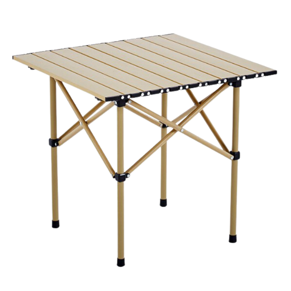 Portable Outdoor Aluminum Camping Folding Table - 6-8 People Sitter