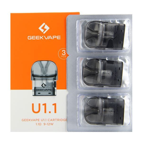 Geekvape U Pod Cartridge - 1.1 ohm - 3 Pieces