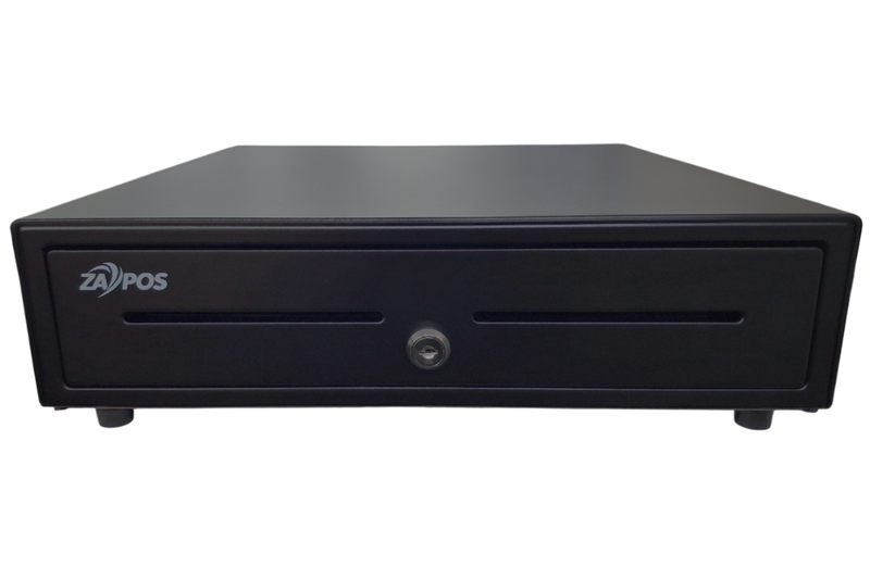 ZAPOS Heavy-Duty Cash Drawer 24V, RJ11, 4-Bill/6-Coin, ZA-405