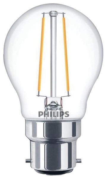 Philips Lighting (929001332702) LED Light Bulb, Filament GLS, BA22d / BC