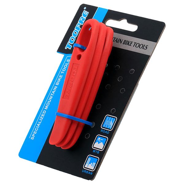 Toopre Essential Red Tire Levers - 3 Pieces Set