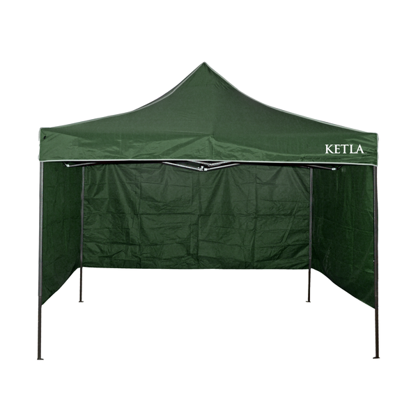 Ketla Premium Pop Up Gazebo with Sidewall Panels - 3m x 3m