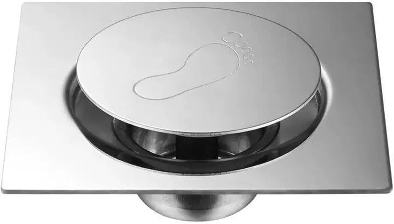 Sulfar Stainless Steel 150mm Shower Floor Drain K18 Bathroom Use Chrome