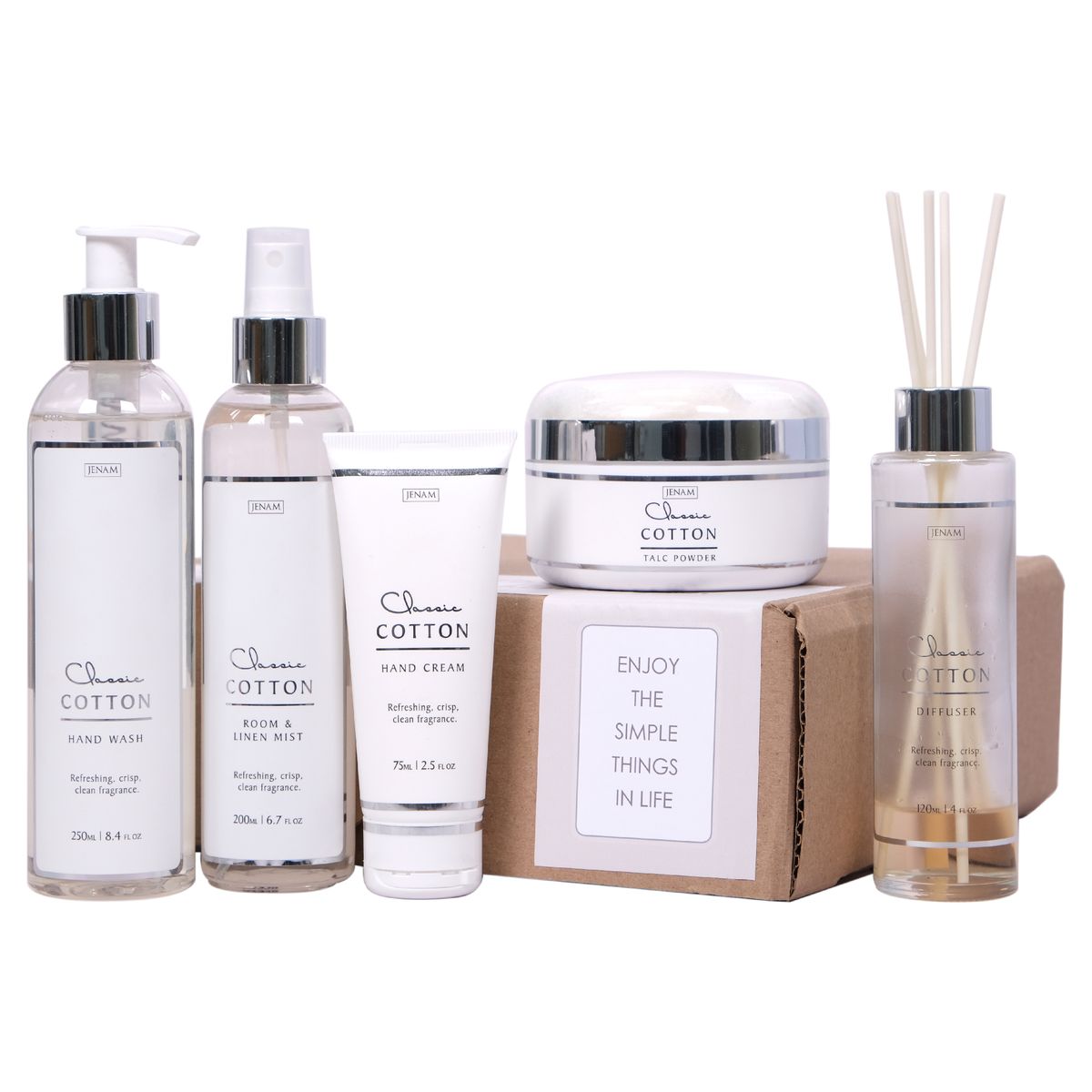 Classic Cotton Gift Box Women's Gift Set (Bath & Body Set) Shop