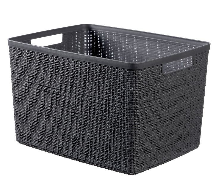 Curver by Keter - Jute Large Basket Grey