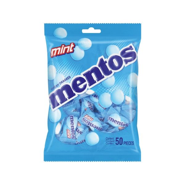 Mentos - Mint Individuals - 4 x 50 Pieces (4 Packs)
